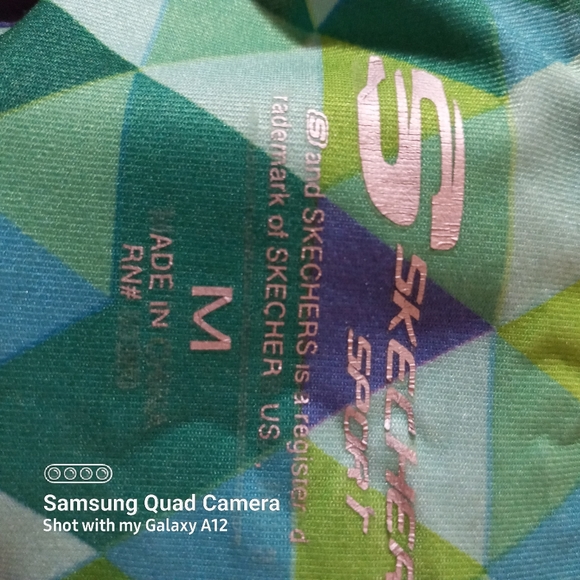 Skechers brand size medium colorful capri legging workout gym yoga pants - Picture 13 of 13